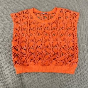 zara crochet top